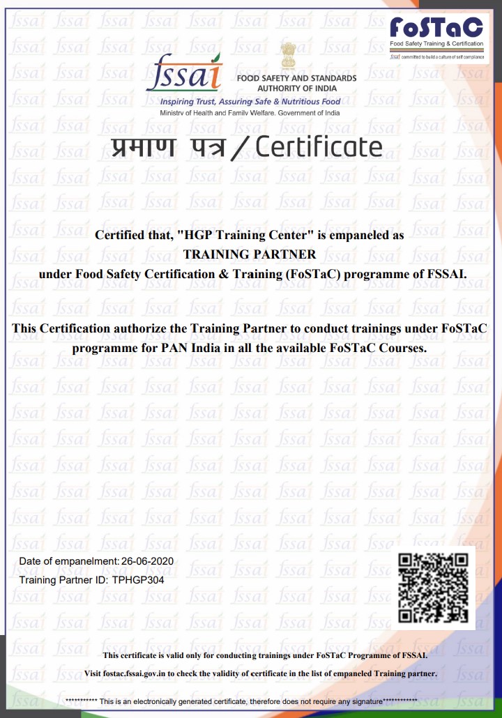 Hgp Fostac Tp Certificate 